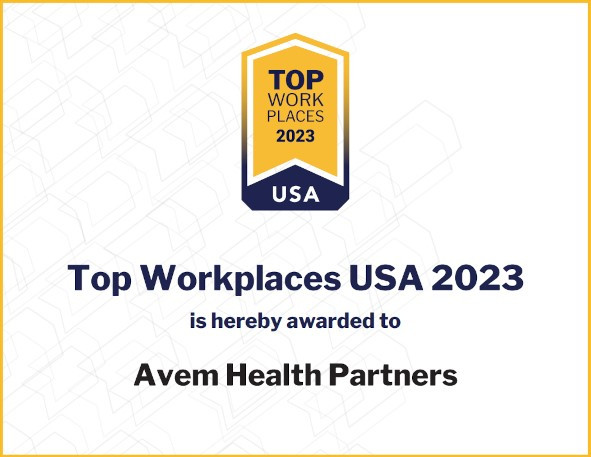 alt text: Avem Health Partners employees working together