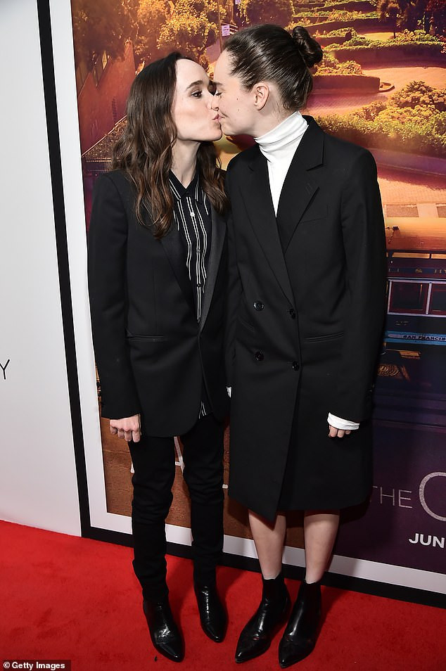 Elliot Page and Emma Portner during their relationship from 2017 to 2020, a period marked by marriage and Page's public transition