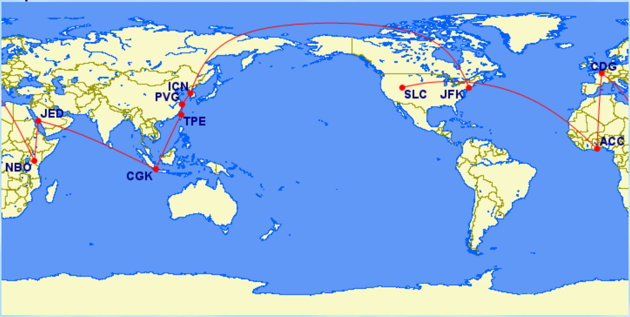 Aeromexico RTW example