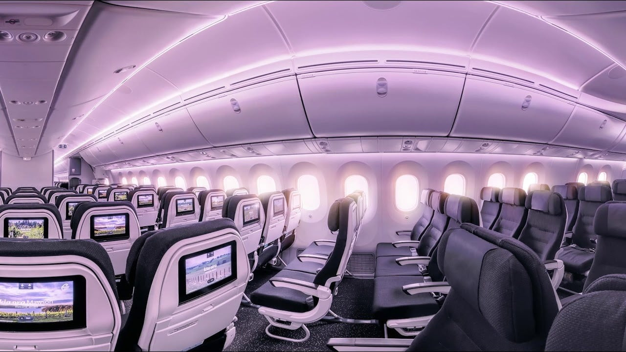 Air New Zealand economy class