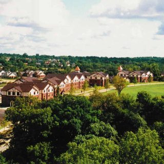 Ann V. Nicholson Apartments at Oakland University, apartment style student housing complex