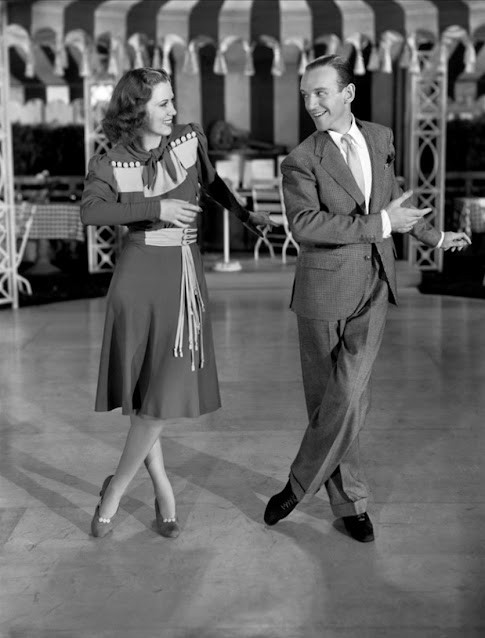 Eleanor Powell striking a dynamic dance pose in Broadway Melody of 1940