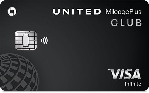 Image of United Club℠ Infinite Card, emphasizing premium travel rewards