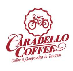 Carabello Coffee logo testimonial, expressing confidence in payroll partner's HR and payroll expertise