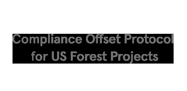 Compliance Offset Protocol for US Forest Projects Logo