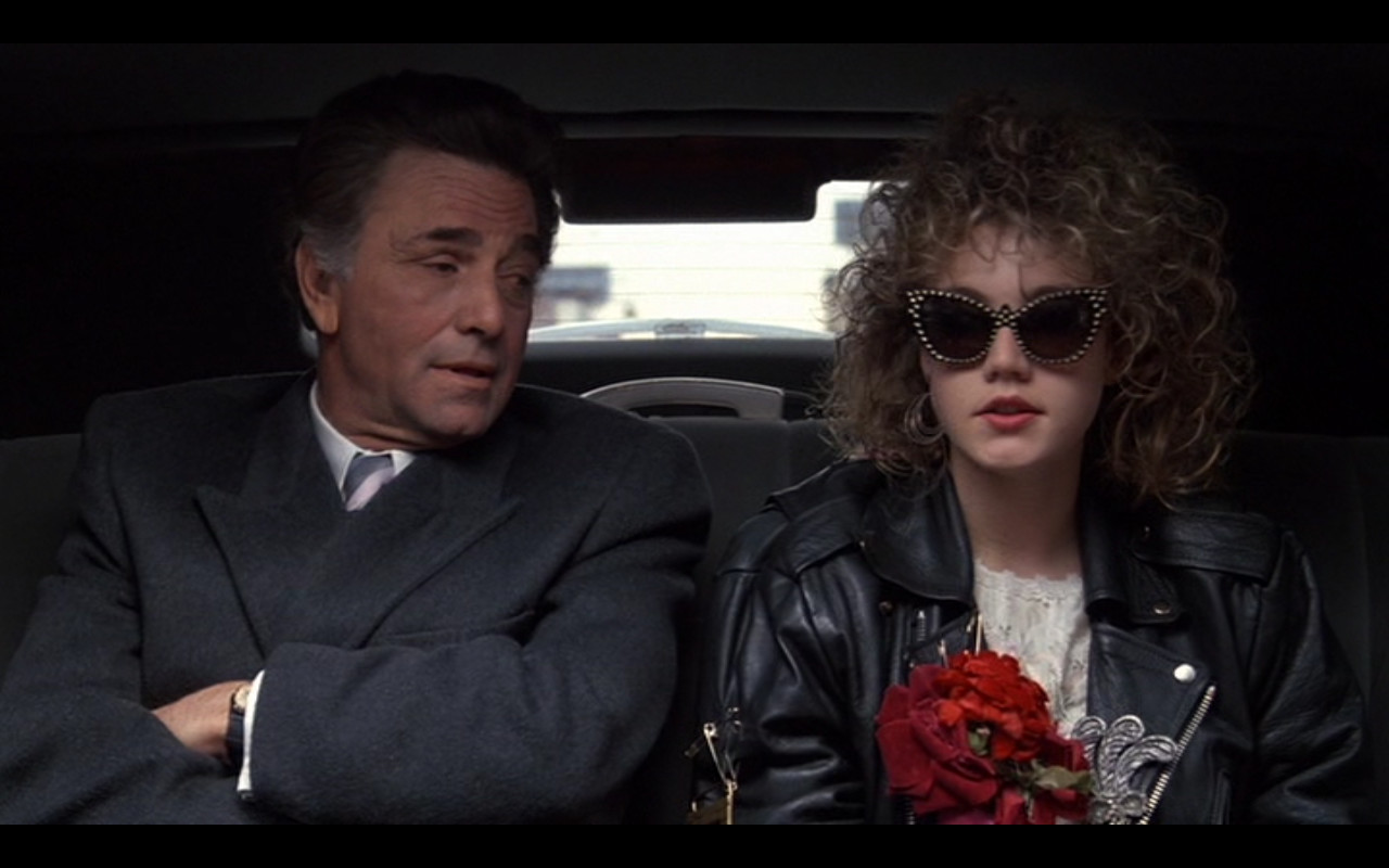 Emily Lloyd and Peter Falk in a father-daughter scene from Cookie