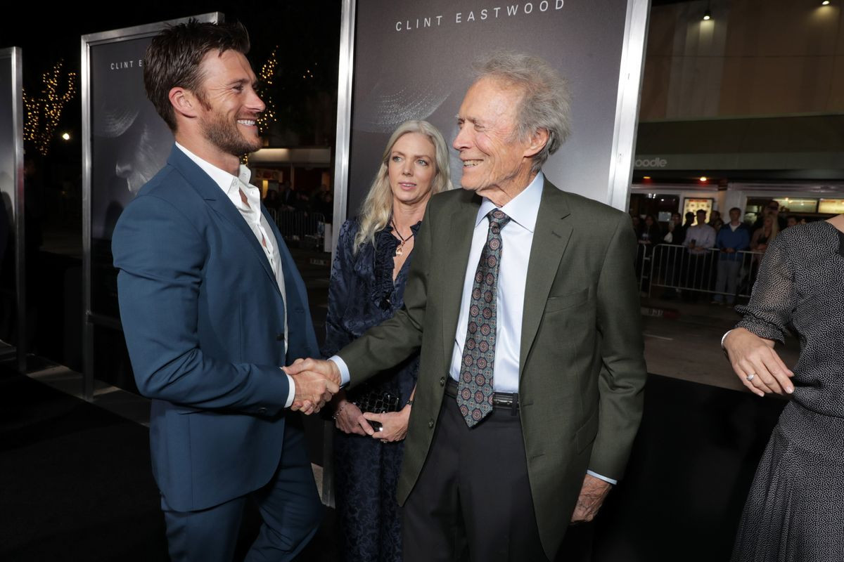 Scott Eastwood, Christina Sandera, and Clint Eastwood, at Warner Bros. Pictures World Premiere of 