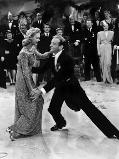 Fred Astaire comically portraying drunkenness while dancing with Marjorie Reynolds in Holiday Inn