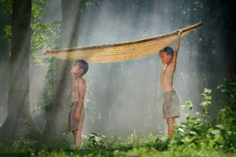 Brothers in Rural Thailand