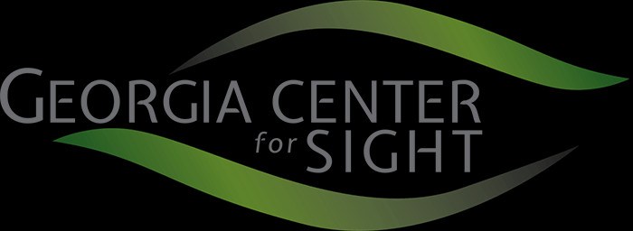 Georgia Center for Sight logo promoting eye care services throughout Georgia