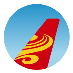 Hainan Airlines logo displayed as an Alaska Airlines partner, emphasizing destinations in China and cultural experiences for Mileage Plan members.