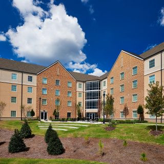 Olive and Mattielou Residence Halls at University of North Alabama, offering comfortable on-campus living options