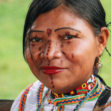Indigenous Woman in Colombia