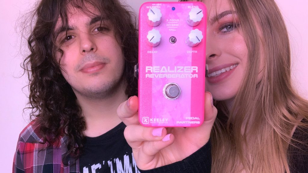 Luca and Paige from Pedal Partners with the Realizer Artist Series Pedal