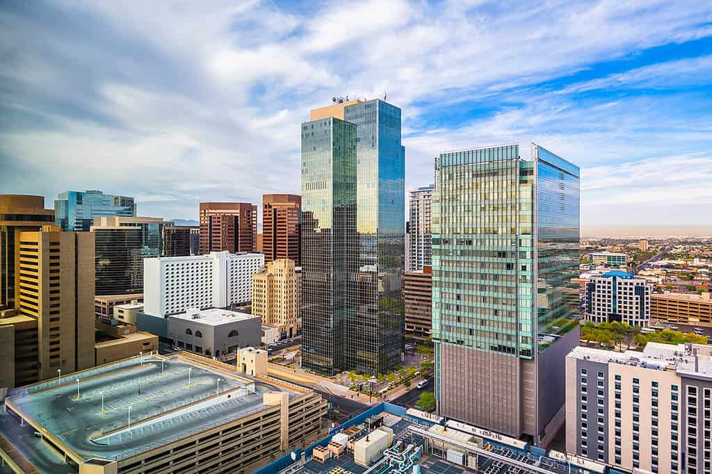 Phoenix Skyline at Dusk