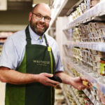 alt text: Fresh produce display in a Little Waitrose & Partners store.