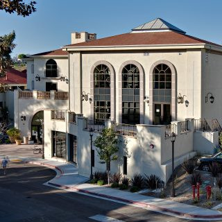 San Buenaventura Apartments and Mission Cafe &amp; Fitness Center at University of San Diego, integrating living, dining and fitness