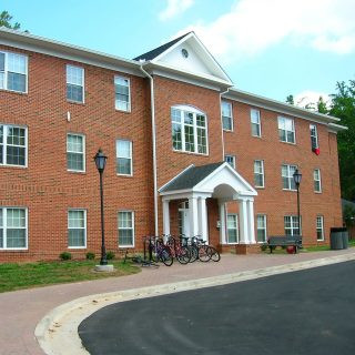 South Apartments at Guilford College, providing southern campus student apartment living