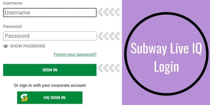 Subway-Live-IQ-Login