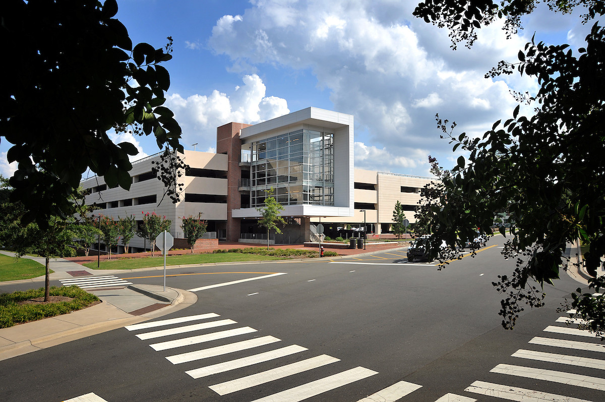 Partners Way Parking Deck Entrance