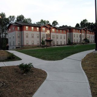 University Ridge student apartments at East Stroudsburg University, offering ridge-top campus residences