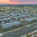 Aerial view of Ascend on Glendale multifamily property showcasing modern architecture and landscaping