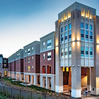 Calaveras Hall at University of the Pacific, designed as upper-division student residence hall for enhanced experience