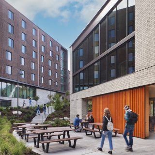 New Residential Village at University of Washington Bothell, showcasing sustainable design in university student accommodation