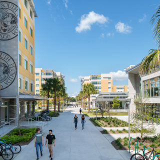 The Village student housing complex at University of South Florida, creating a vibrant on-campus community