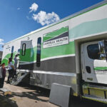 Waterville Elementary School kids visit Lamoille Health Partners mobile dental clinic