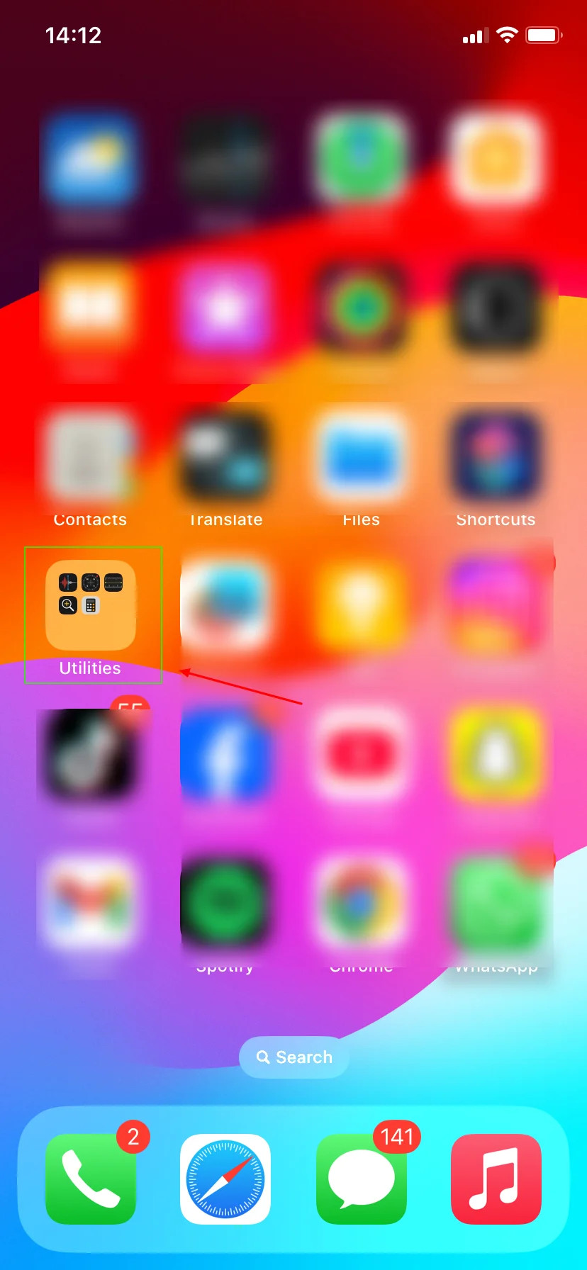 where is the call recording app on iPhone