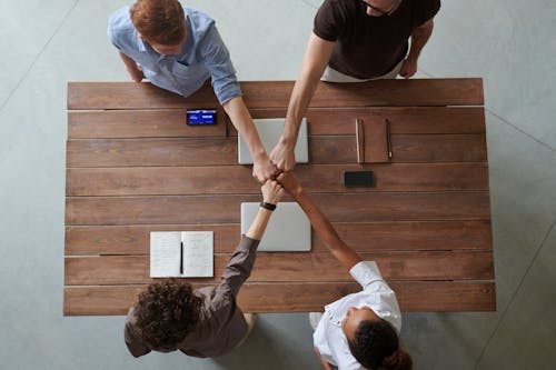 Professional handshake symbolizing trust and partnership in business dealings