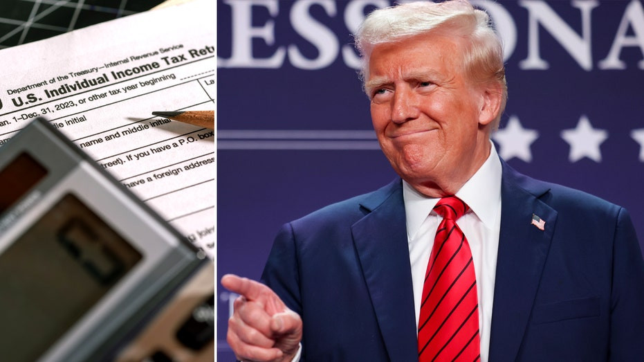 Trump speaking about income tax reform