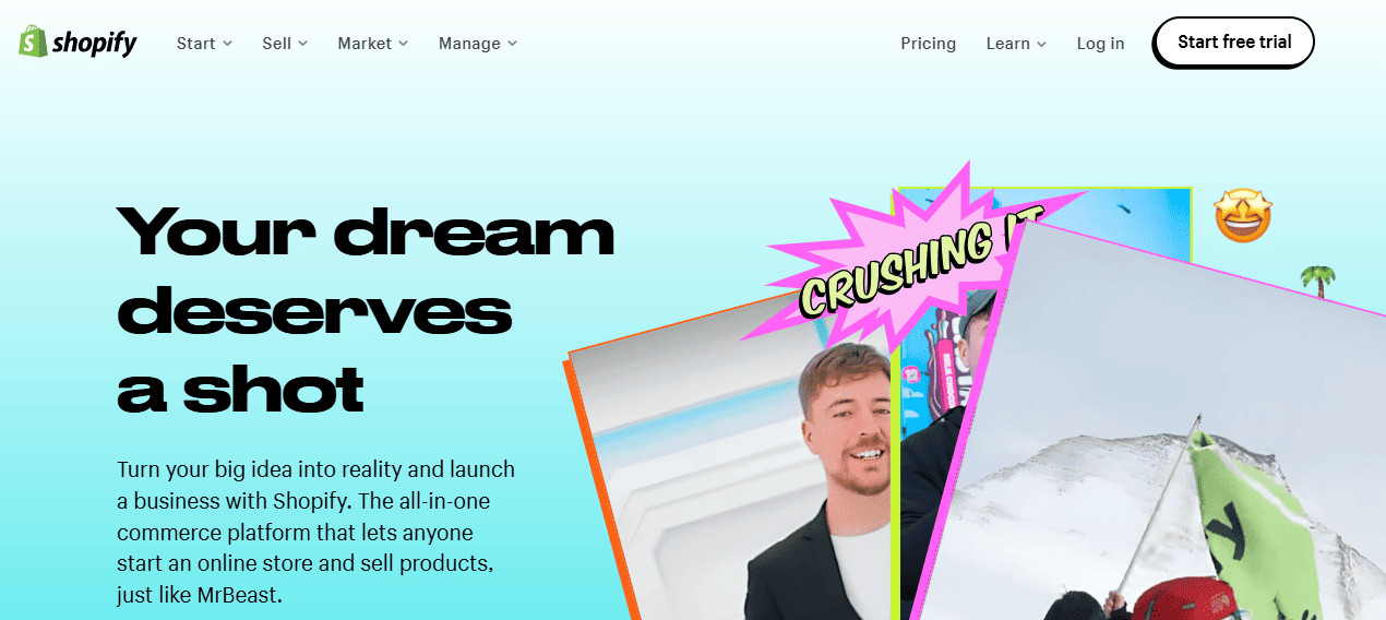 MrBeast Shopify