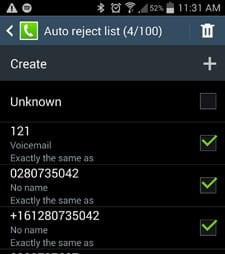 android-reject-callers