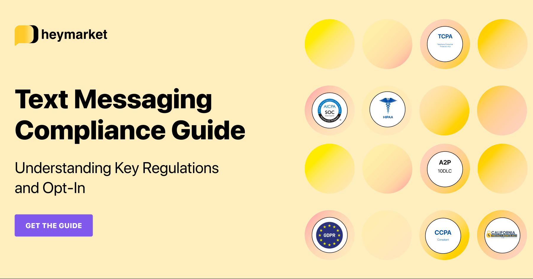 Text messaging compliance guide ebook cover: understanding key regulations and opt-in
