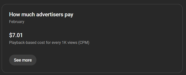 YouTube Earnings
