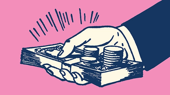 Young hands hold up credit cards in South Korea