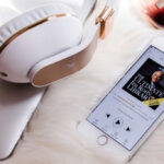 Audible library on a tablet