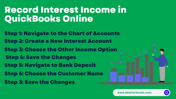 Record Interest Income in QuickBooks Online