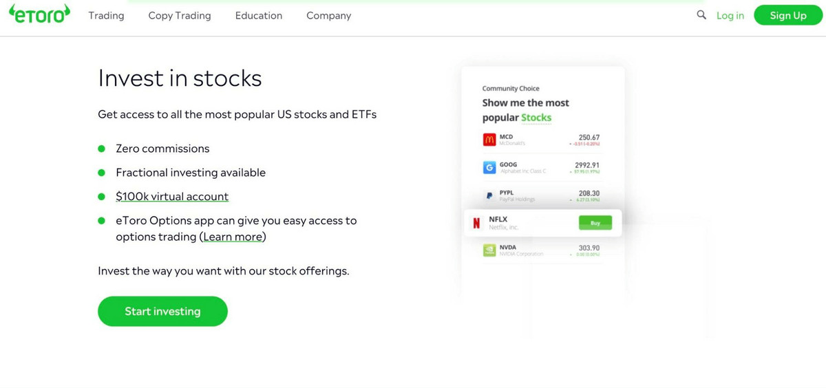 eToro Platform