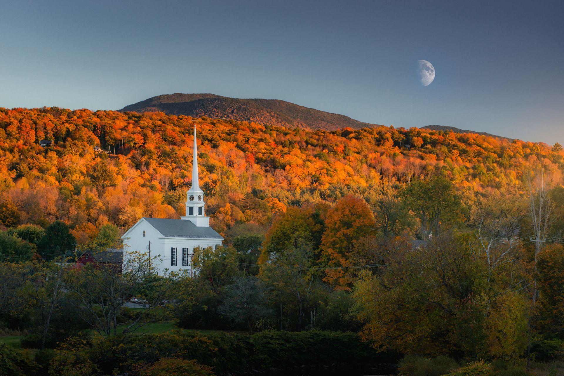 Rural New Hampshire landscape.