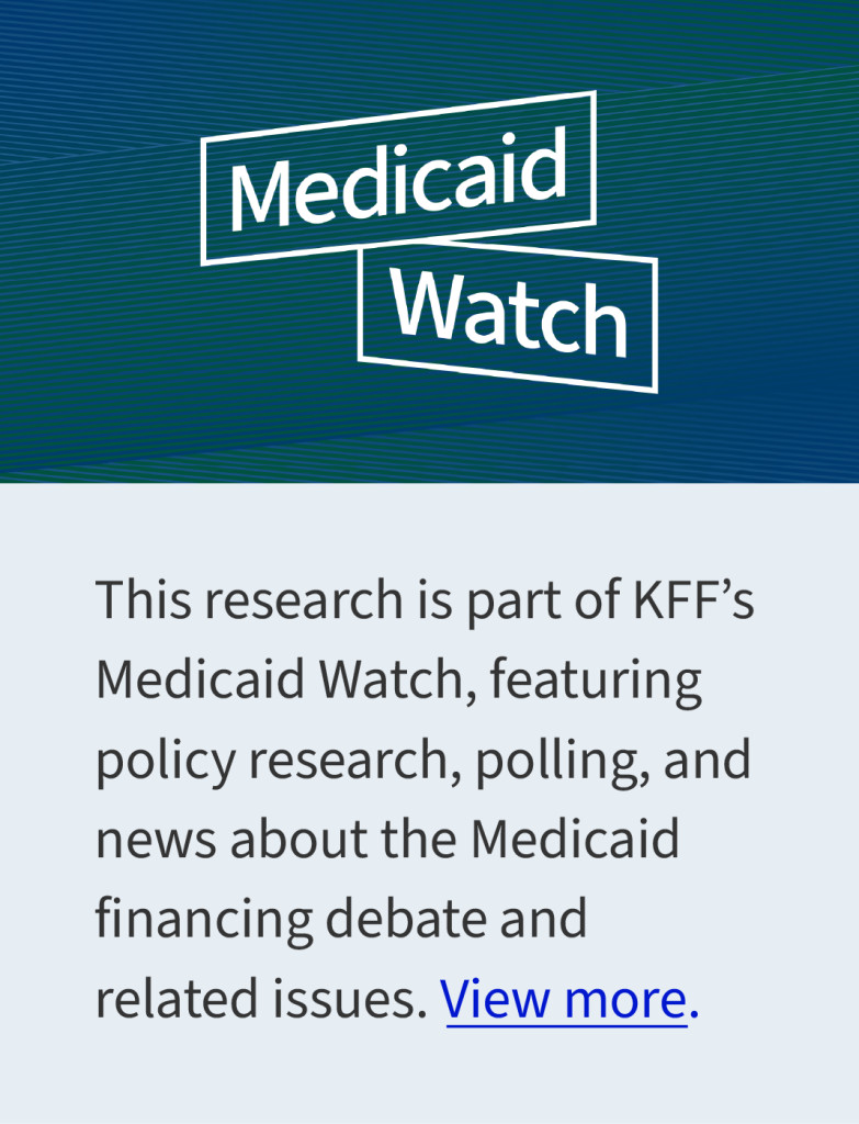 Medicaid provides healthcare services to low-income families across the country.
