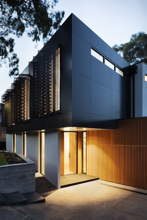 Apartment building exterior