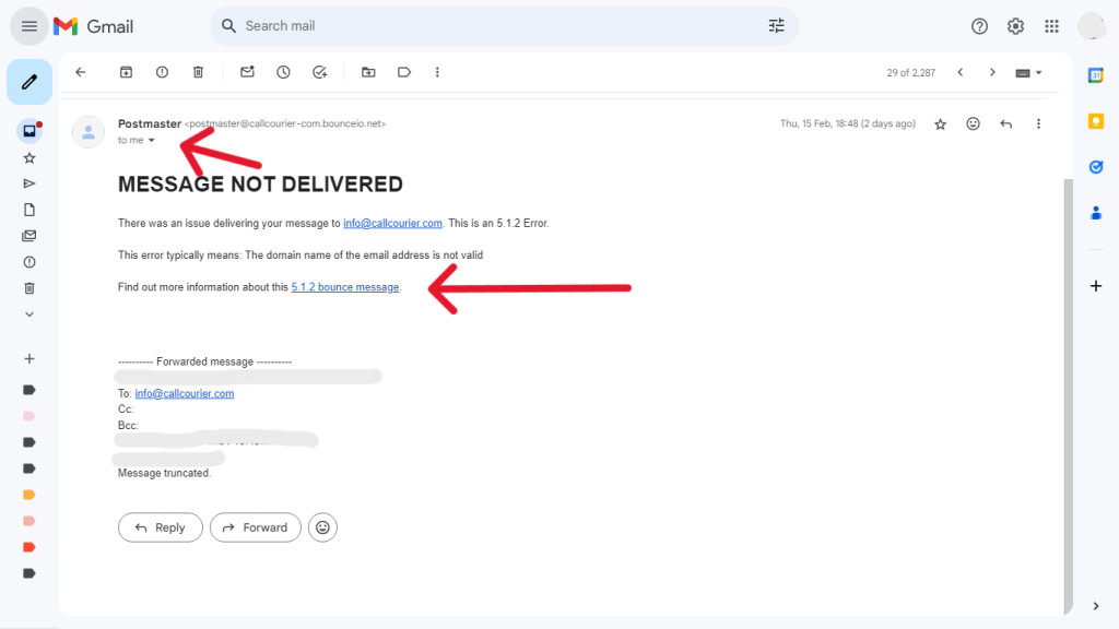Bounced Email Notification