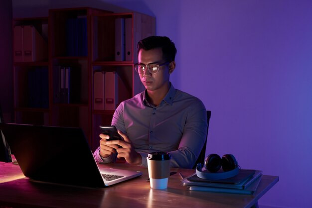 Person reviewing financial documents