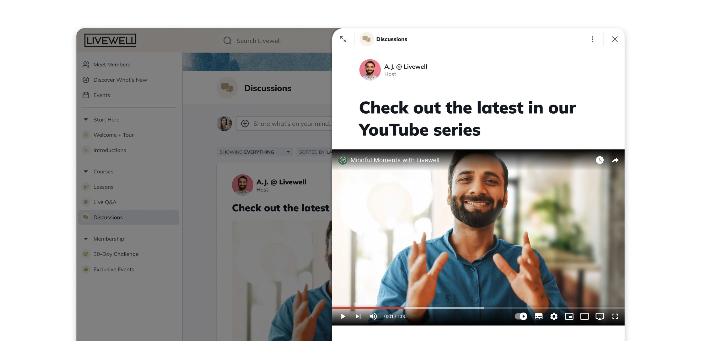 YouTube Product Showcase