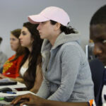 Students in classroom at Laurel College Center