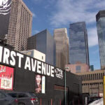 Minneapolis skyline with First Avenue