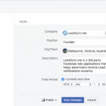 Facebook work and education profile